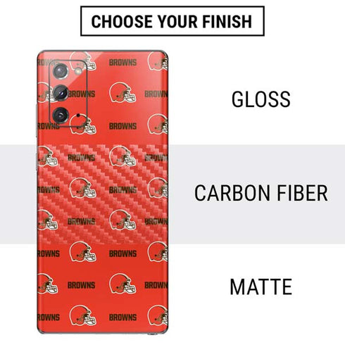NFL Cleveland Browns Blitz Series Galaxy Note20 5G Skin